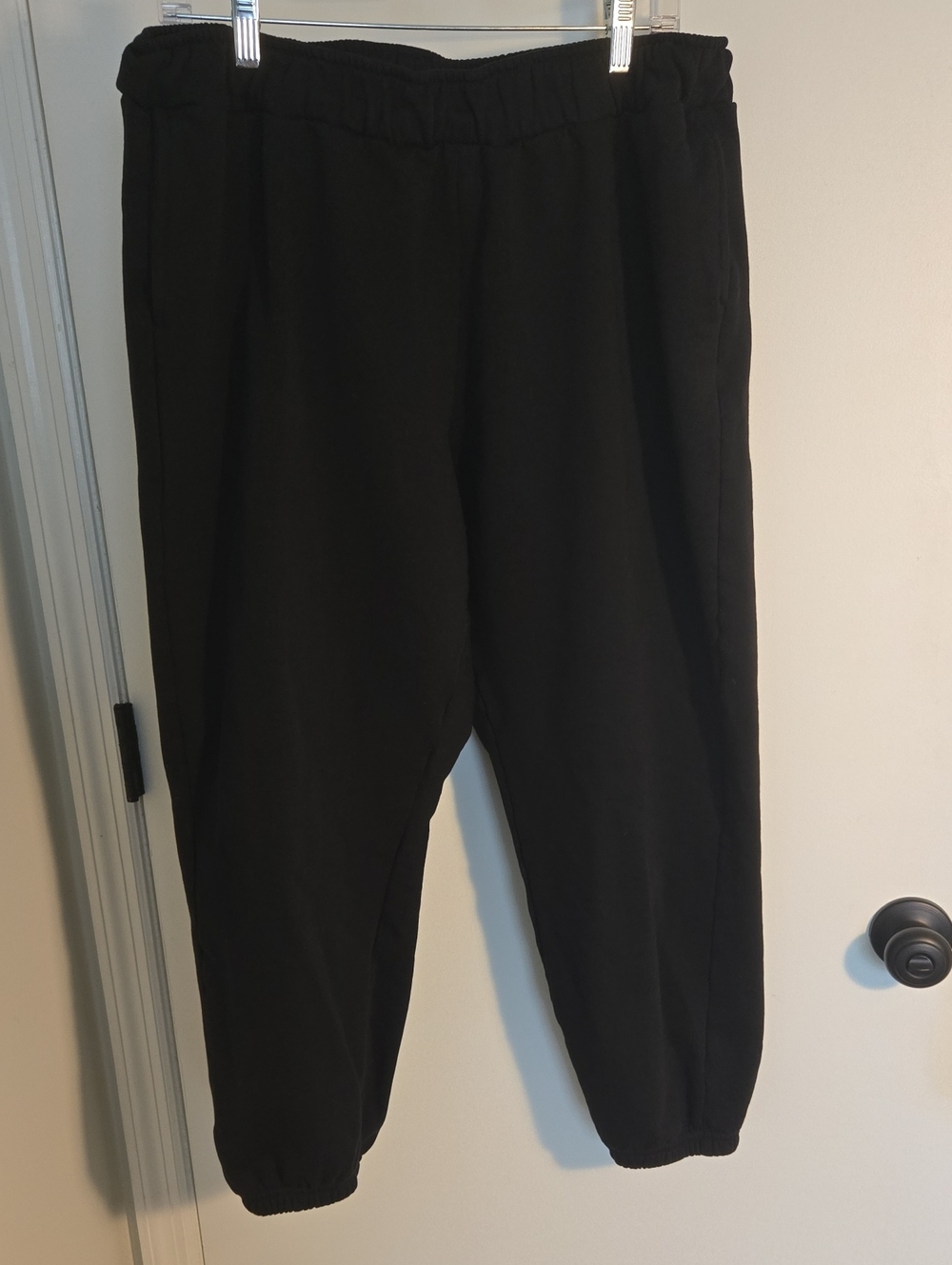 Pact Organic Brushed Fleece Sweatpant Black XL
